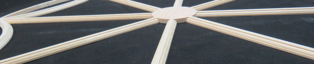 Close-up of a fabricated VCUT grille pattern
