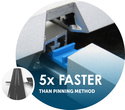 GRIDRUNNER assembly: 5x faster than the pinning method