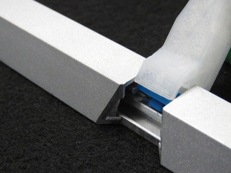 Grille assembly with the GRIDRUNNER tool